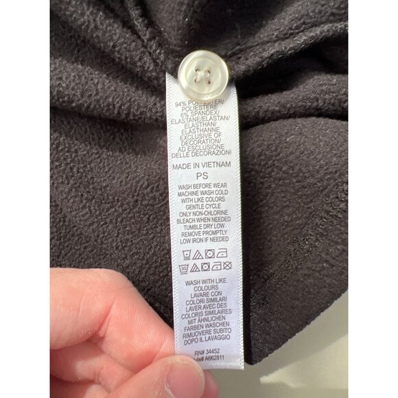 Cuddl Duds Petite Fleecewear with Stretch Notch Collar PJ Set Size Small Black - Picture 7 of 8